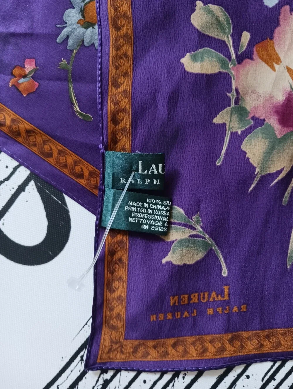 Ralph Lauren Silk Scarf, 54'